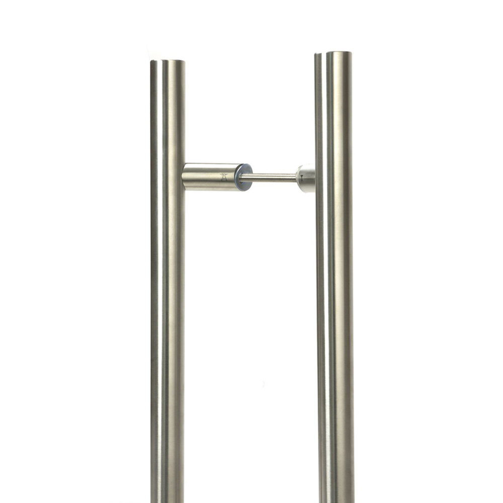From the Anvil Marine 316 Satin Stainless Steel Offset T Bar Handle (Back to Back Fixings) - 600mm